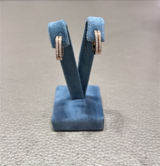 Boucles d'oreilles Buonocore Femme in Or rosé Diamante 0.38 Ct 1723O01DP - 1723O01DP